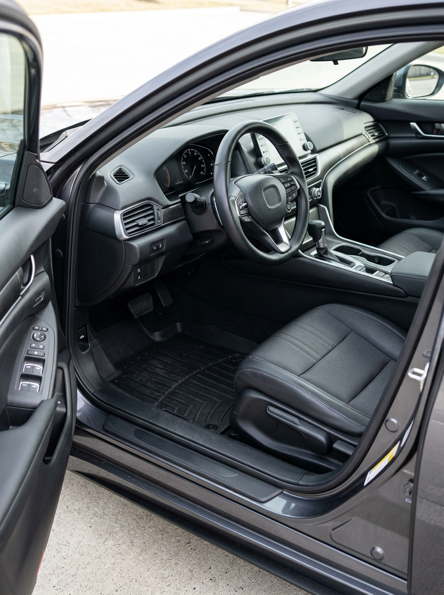 Generated image of a clean car interior